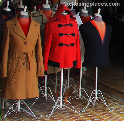 A wide array of coats can be custom made in Hoi An