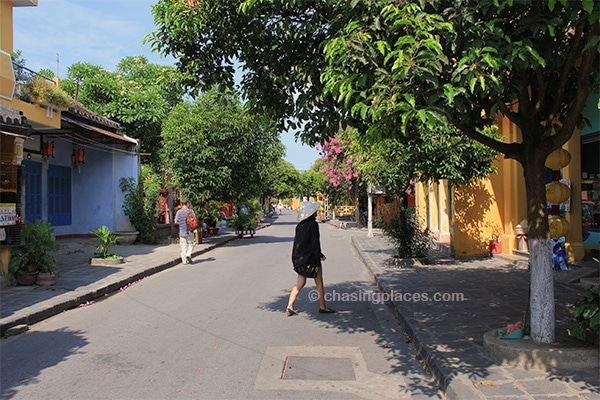 Some of the streets making up the Old Town in Hanoi are ideal for taking a quiet stroll