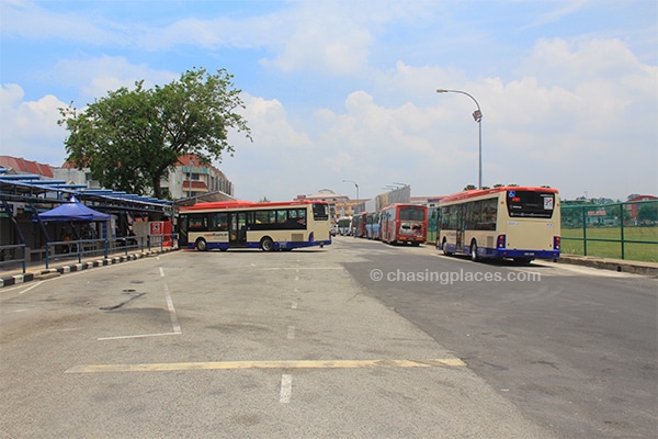 This was the bus terminal in Kuantan where we were told to find a local bus to Cherating. It never arrived.