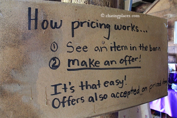The bargaining rules for the flea market sound pretty straightforward