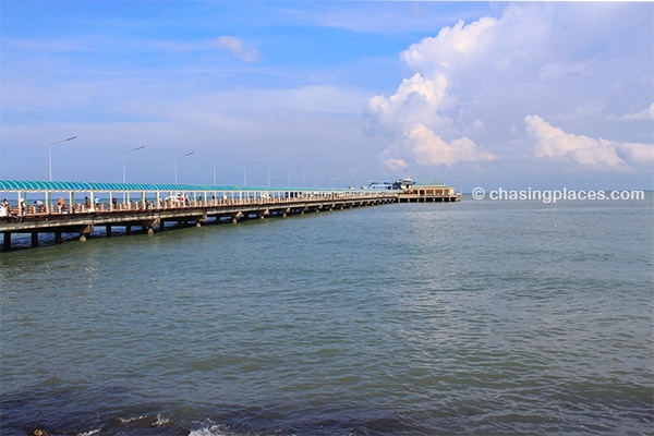The pier on the mainland. The departure point to Koh Pha Ngan.