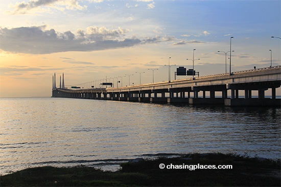 The new Penang Bridge, the site of the Penang International Bridge Marathon