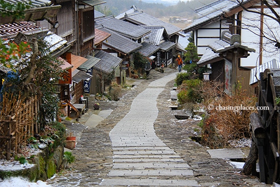 Magome, minutes before the snow