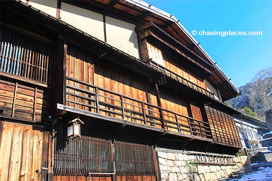 The aged cedar buildings in Tsumago are even more impressive in person