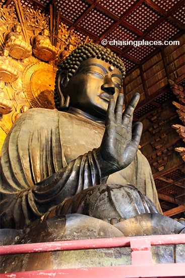Millions visit Nara every year to get a close up of The Great Buddha