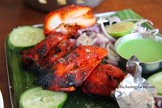 A delicious serving of tandoori chicken, Little, India, Kuala Lumpur