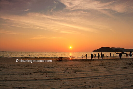 Be prepared for world class sunsets on Pantai Cenang,-Langkawi, Malaysia
