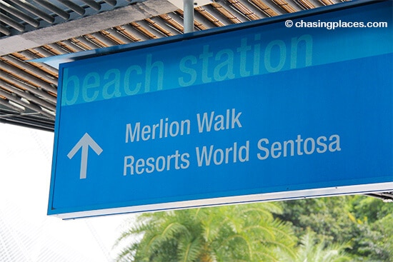 Beach Station is one of the most exciting areas on Sentosa Island