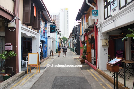 Haji Lane, parallel to Arab Street, Singapore