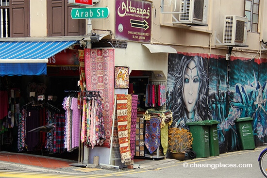 The art scene, Arab Street, Singapore
