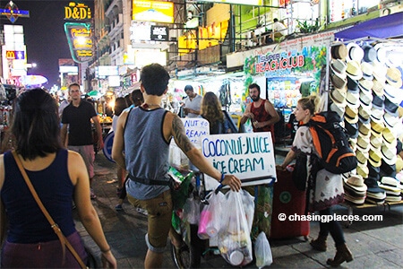 Get right to the heart of world famous Khaosan Rd. in Bangkok