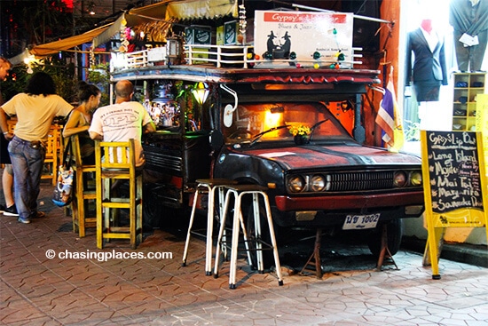 Soi Rambuttri has some of the coolest bars we have seen anywhere