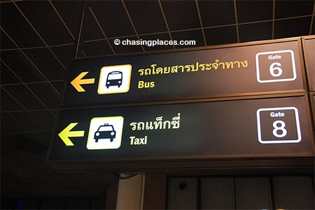 Thankfully the signage at Don Mueang is excellent