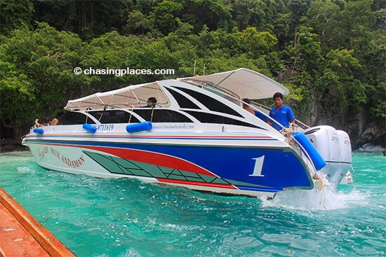 You can arrange a speedboat tour as well on Koh Phi Phi