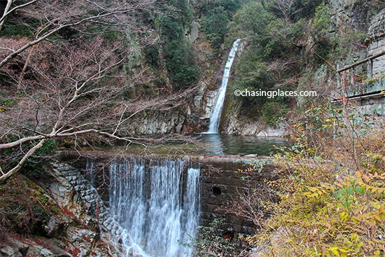The first set of Nunobiki Falls, Kobe