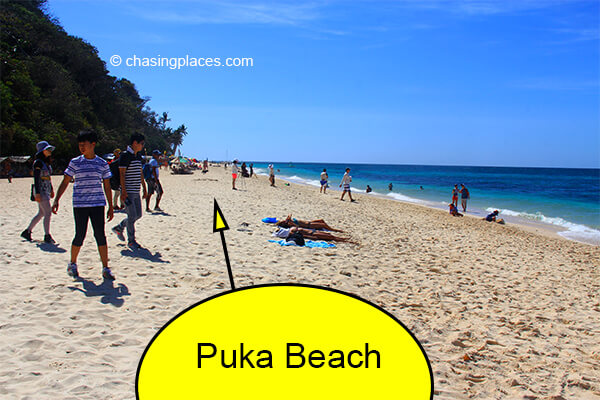 Although some plans are in the works, Puka Beach still had no resorts at the time of our last visit.