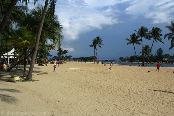  Siloso Beach on Sentosa Island