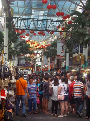 Petaling Street Market, of Kuala Lumpur draws in the crowd