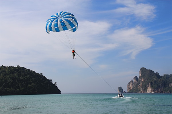 Parasailing on Koh Phi Phi Island 