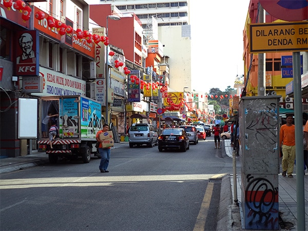 China Town's Street Scene