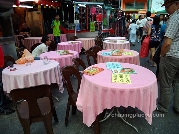 No shortage of food options around Petaling Street