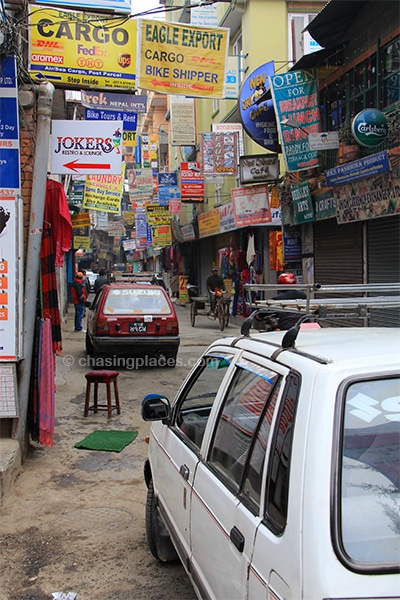 The Thamel tourist district has no shortage of shops to explore