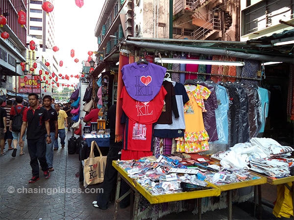 Vendors in Petaling Street (ChinaTown)