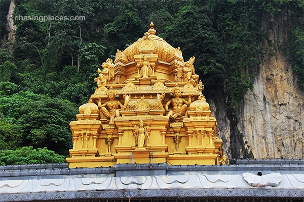 Intricate temple designs at Batu-Caves