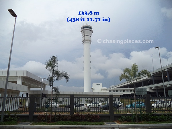 Tallest air traffic control tower in the world at KLIA2