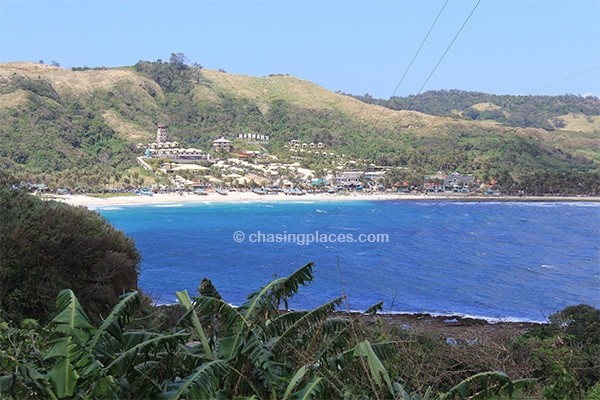 Blue Lagoon from the highest point along the access road.