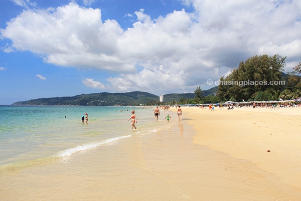 Karon Beach on a sunny afternoon