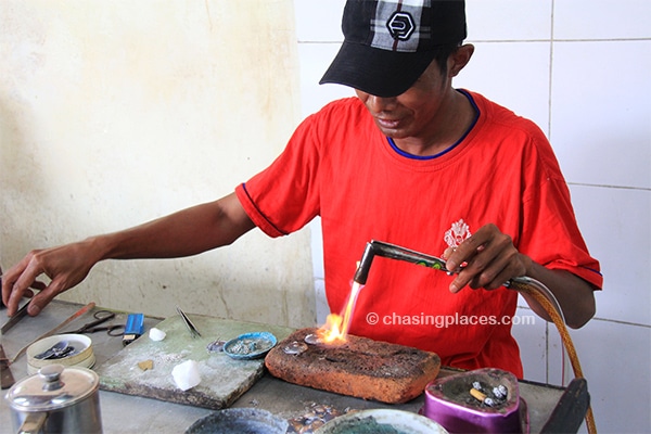 Some of the locals are true silver artisans