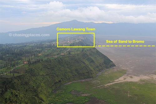 Route to Mount Bromo