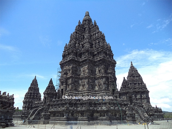 One of the massive temples in Prambanan temple complex