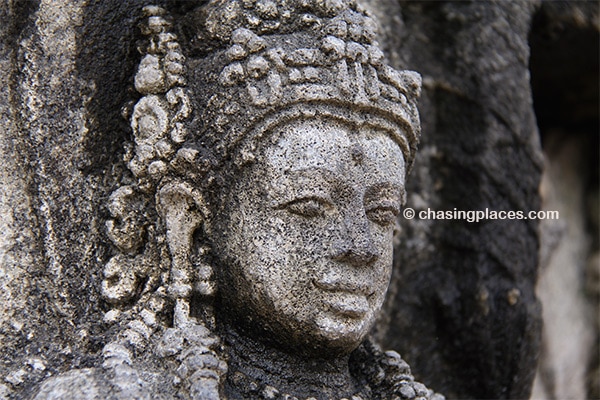 Prambanan's temples are covered with ancient artwork