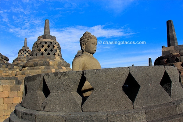 The world famous Borobudur Temple, Java, Indonesia