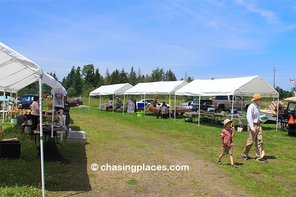 A corner of the Killaloe Farmers'-Market