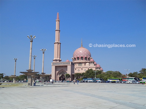 The Putra Mosque in the heart of Putrajaya