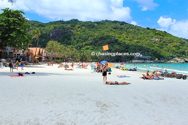 The world famous beach in the afternoon