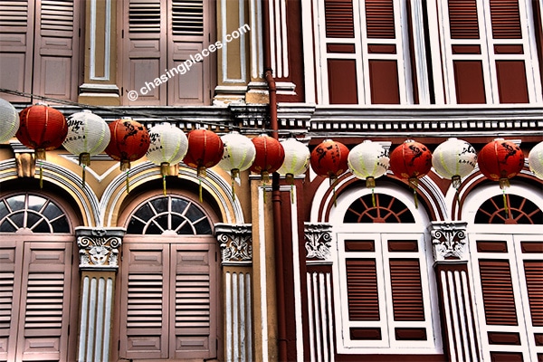 Chinese lanterns in the heart of Chinatown, Singapore