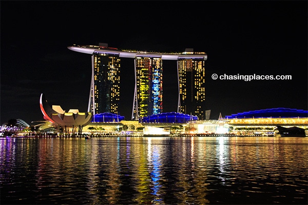 The always spectacular view of Marina Bay Sands, Singapore