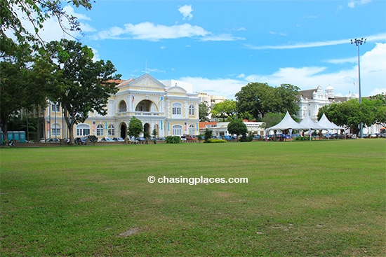 City Hall, looking across the Padang