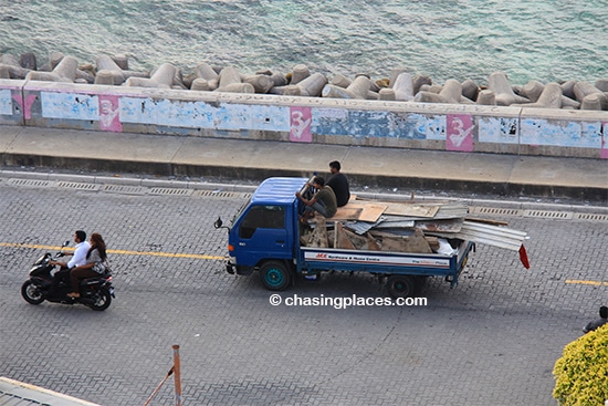 Construction workers eliminating the need for safety straps