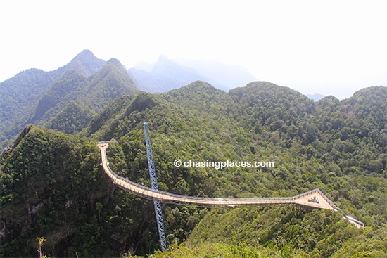 The SkyBridge from one of the viewing platforms above 