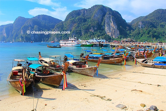 The ferry pier, Koh Phi Phi, Thailand