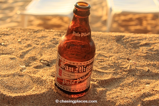 Grab a few drinks and head for the beach to capture the sunset