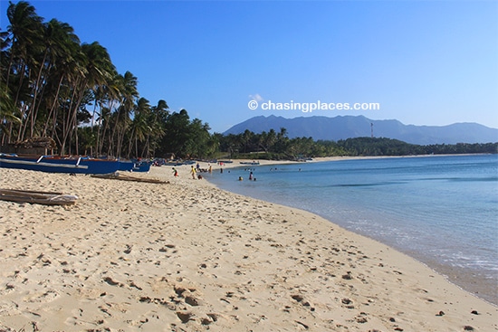 Saud Beach around 4 pm in the afternoon