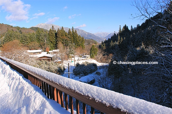 The Kiso Valley as we approach Tsumago