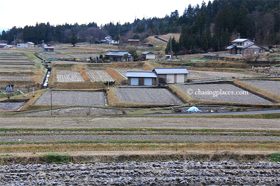 The countryside view from Magome, Japan