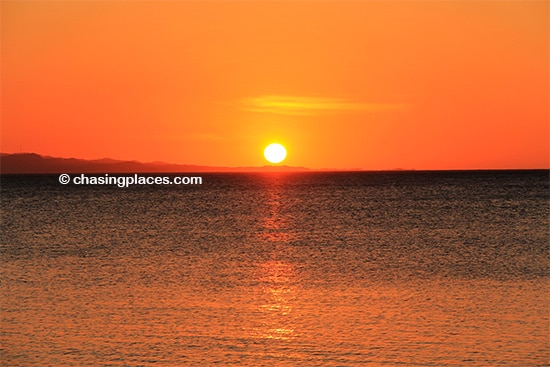 The spectacular Saud Beach Sunset